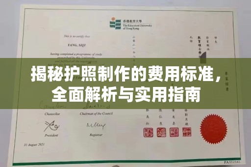 潮阳揭秘护照制作的费用标准，全面解析与实用指南